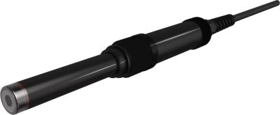 JUMO digiLine O-DO S10 – Intelligent oxygen sensor for dissolved oxygen, 10 m cable, side view, automatic temperature compensation, robust design, applications in fresh and salt water